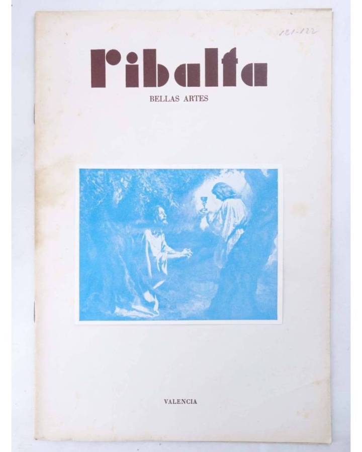 Cubierta de RIBALTA BELLAS ARTES 121-122. NUMERO DOBLE. Valencia 1954