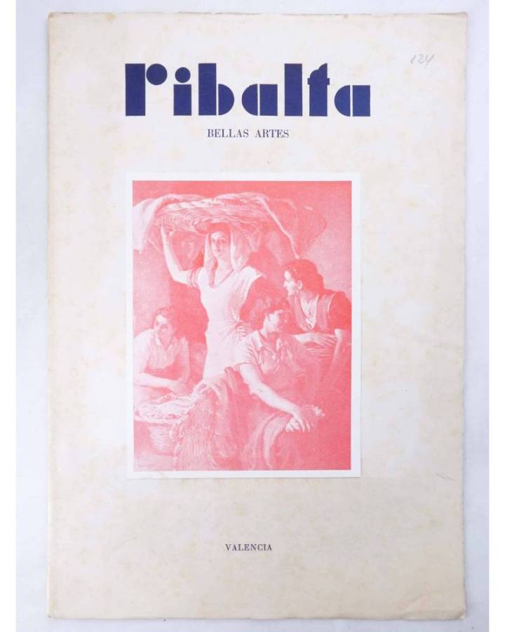 Cubierta de RIBALTA BELLAS ARTES 124. Valencia 1954