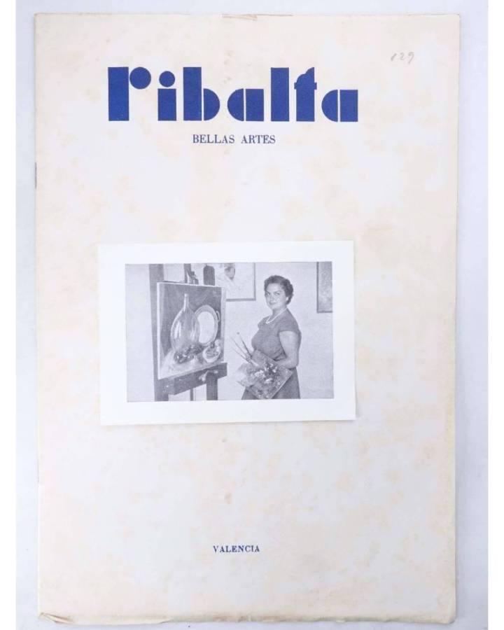 Cubierta de RIBALTA BELLAS ARTES 129. Valencia 1954