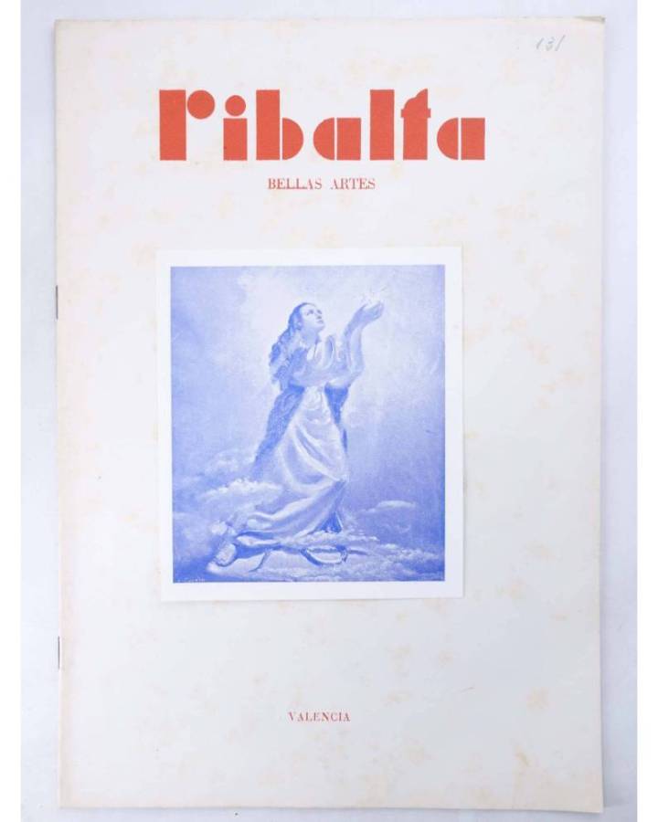 Cubierta de RIBALTA BELLAS ARTES 131. Valencia 1954