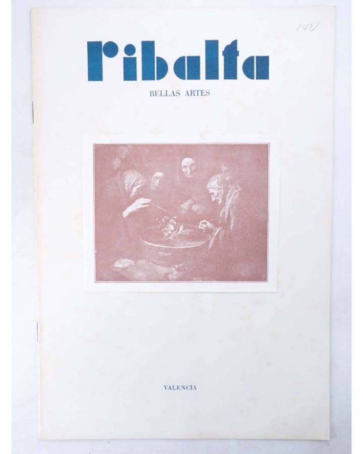 Cubierta de RIBALTA BELLAS ARTES 142. Valencia 1955