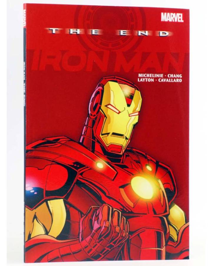 Cubierta de IRON MAN THE END TPB (David Michelinie / Bernard Chang) Marvel 2020. EN INGLÉS