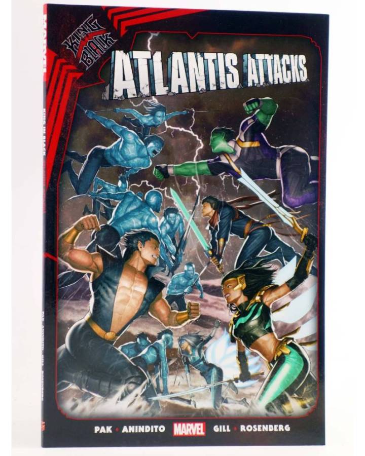 Cubierta de KING IN BLACK ATLANTIS ATTACKS TPB (Greg Pak / Ario Anindito / Robert Gill) Marvel 2020. EN INGLÉS