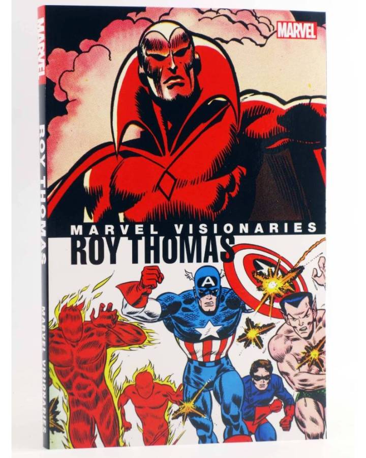 Cubierta de MARVEL VISIONARIES ROY THOMAS TPB (Roy Thomas) Marvel 2019. EN INGLÉS