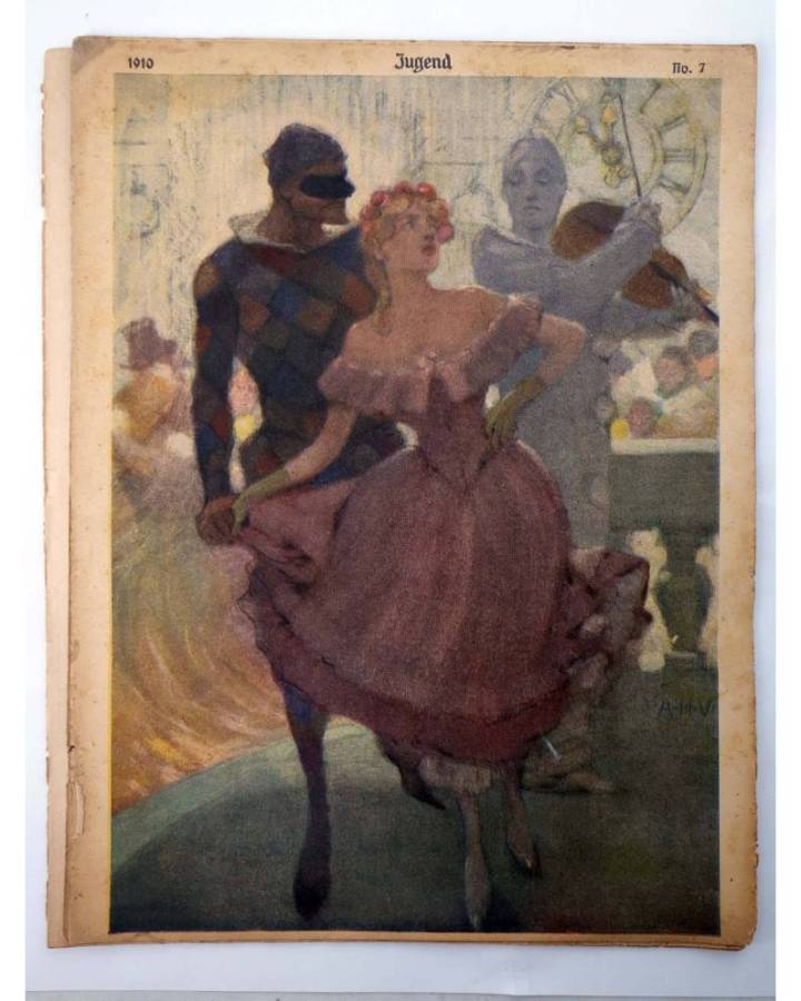 Cubierta de JUGEND 7. REVISTA ALEMANA MODERNISTA. Jugend 1910