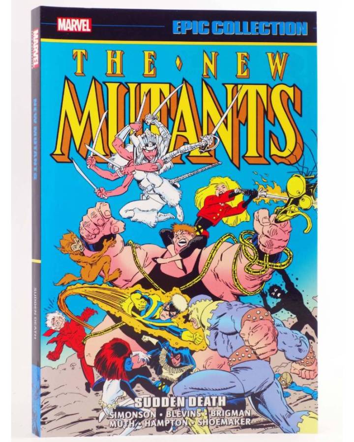 Cubierta de NEW MUTANTS EPIC COLLECTION SUDDEN DEATH TPB (Chris Claremont / Louise Simonson / Mark Gruenwald / Bret Blev