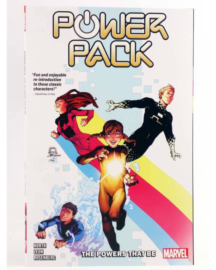 Cubierta de POWER PACK THE POWERS THAT BE TPB (Ryan North / Nico Leon) Marvel 2021. EN INGLÉS