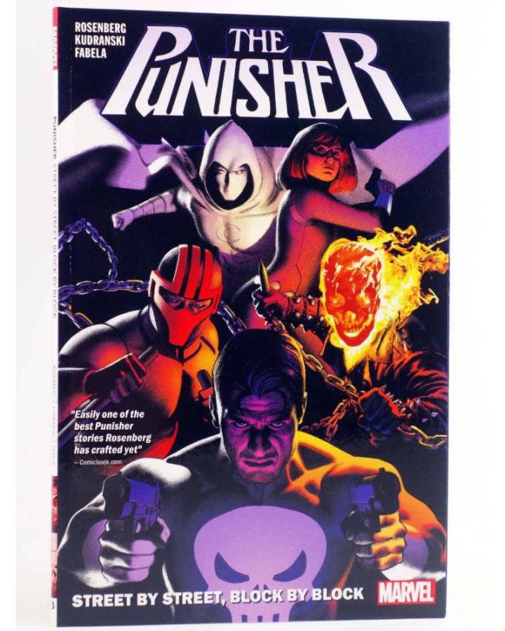 Cubierta de THE PUNISHER BY MATTHEW ROSENBERG 3. STREET BY STREET BLOCK BY BLOCK TPB (Matthew Rosenberg / Szymon Kudrans