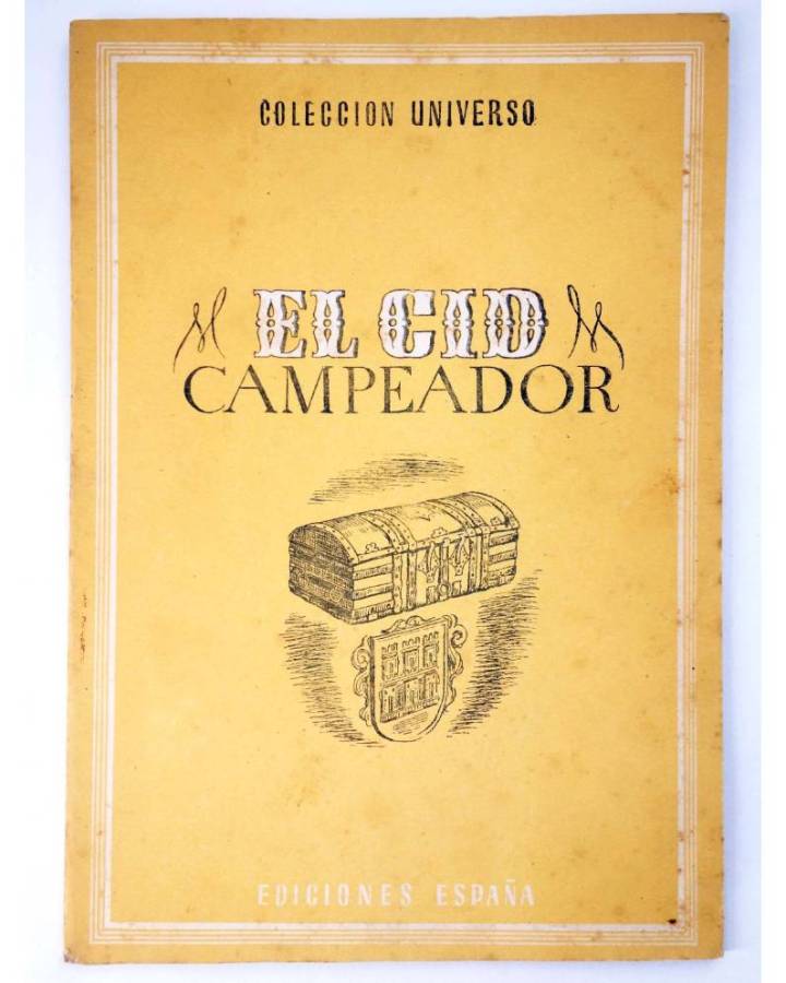 Cubierta de COL UNIVERSO VOL. X: LOS GRANDES CAPITANES 3. EL CID CAMPEADOR. España Circa 1950