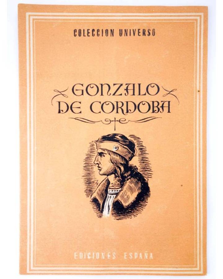 Cubierta de COL UNIVERSO VOL. X: LOS GRANDES CAPITANES 8. GONZALO DE CÓRDOBA. España Circa 1950