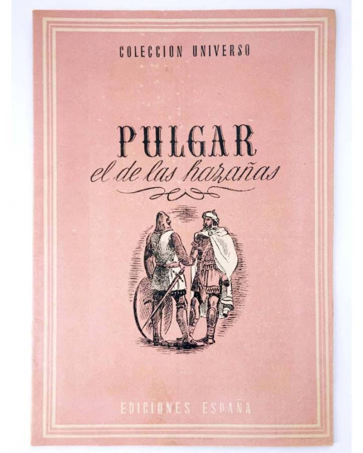 Cubierta de COL UNIVERSO VOL. X: LOS GRANDES CAPITANES 14. PULGAR EL DE LAS HAZAÑAS. España Circa 1950