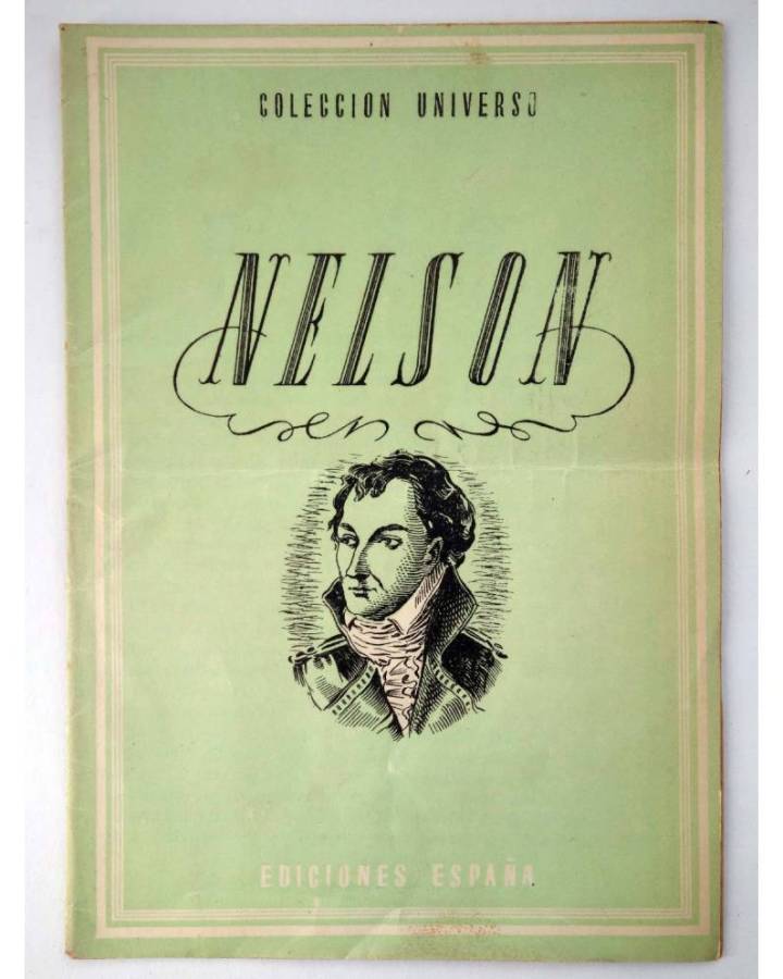 Cubierta de COL UNIVERSO VOL. X: LOS GRANDES CAPITANES 18. NELSON. España Circa 1950