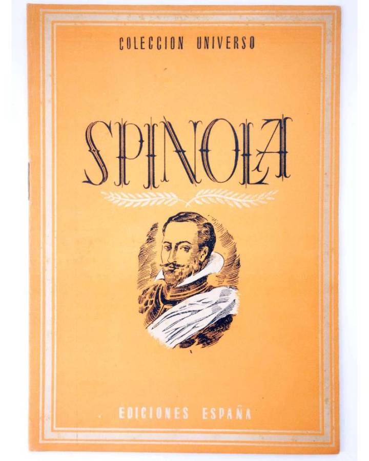 Cubierta de COL UNIVERSO VOL. X: LOS GRANDES CAPITANES 19. SPÍNOLA. España Circa 1950