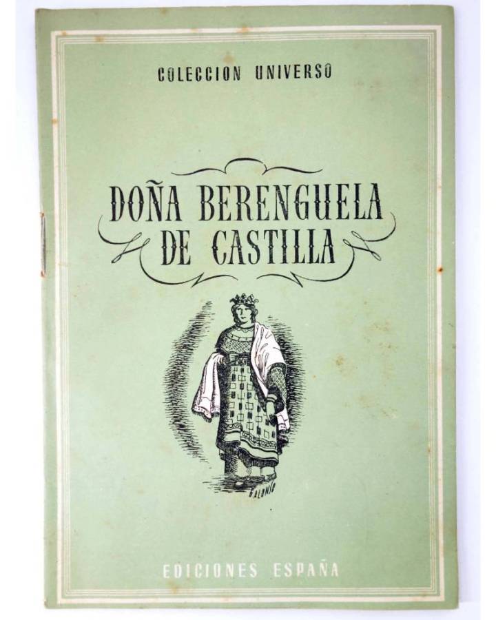 Cubierta de COL UNIVERSO VOL. XVII: LA MUJER EN LA HISTORIA EN LA LITERATURA Y EN EL ARTE 3. DOÑA BERENGUELA DE CASTILLA