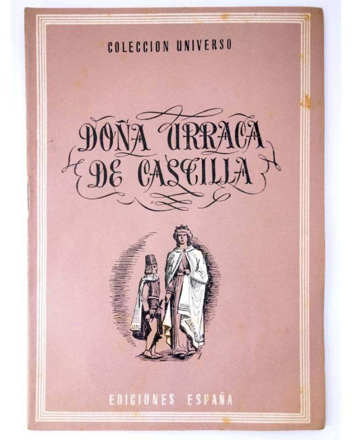 Cubierta de COL UNIVERSO VOL. XVII: LA MUJER EN LA HISTORIA EN LA LITERATURA Y EN EL ARTE 4. DOÑA URRACA DE CASTILLA Cir