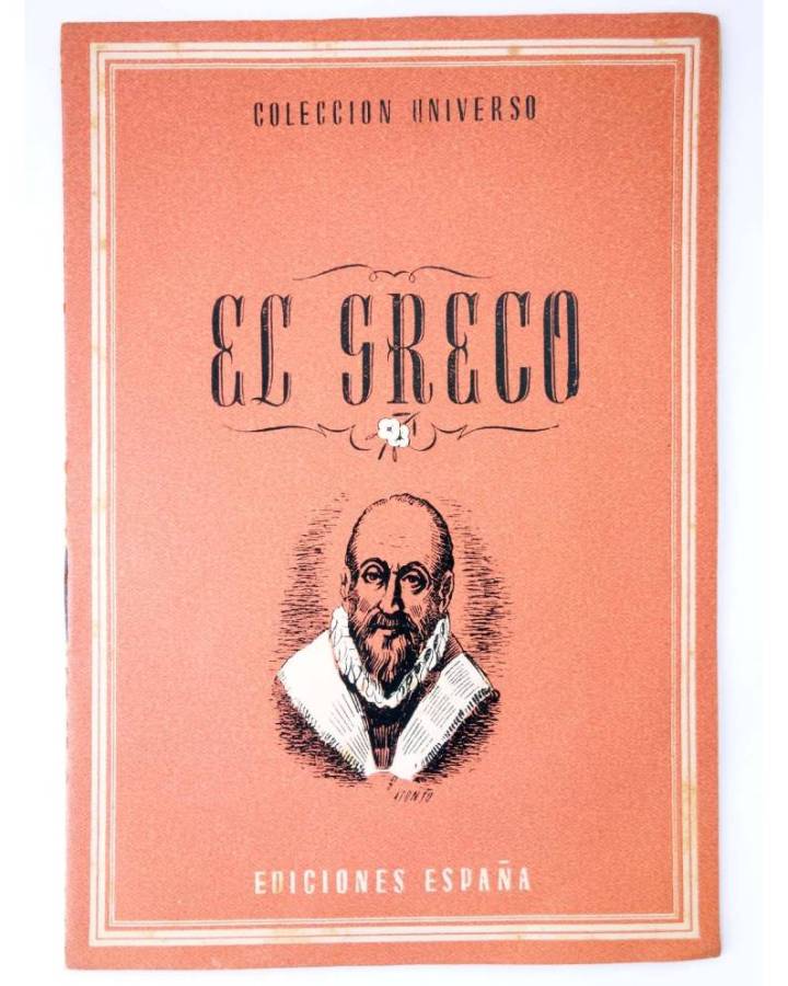 Cubierta de COL UNIVERSO VOL. XVIII: GRANDES ARTISTAS 4. EL GRECO. España Circa 1950