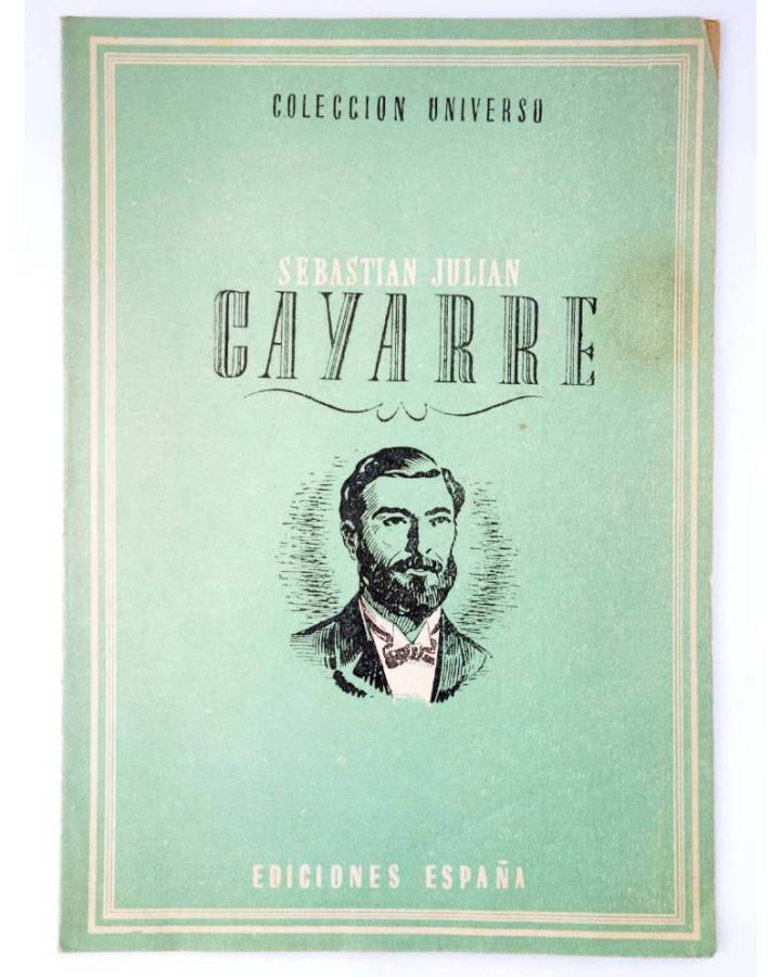 Cubierta de COL UNIVERSO VOL. XVIII: GRANDES ARTISTAS 7. SEBASTIÁN JULIÁN GAYARRE. España Circa 1950