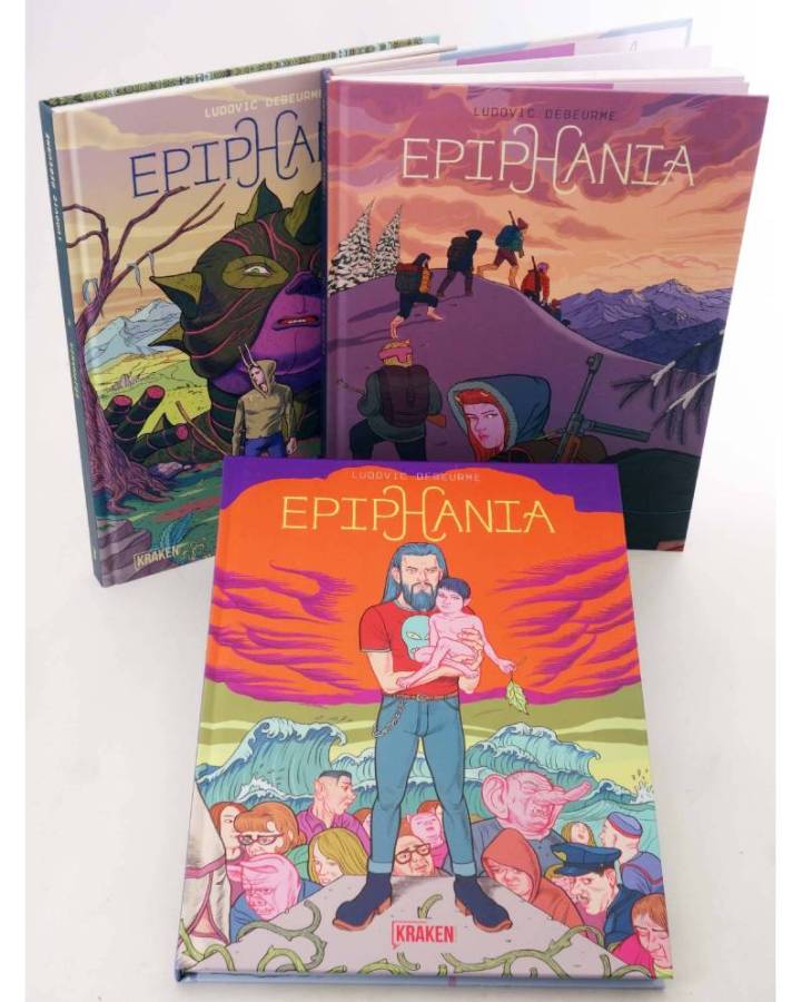 Cubierta de EPIPHANIA 1 2 3. COMPLETA (Ludovic Debeurme) Kraken 2019