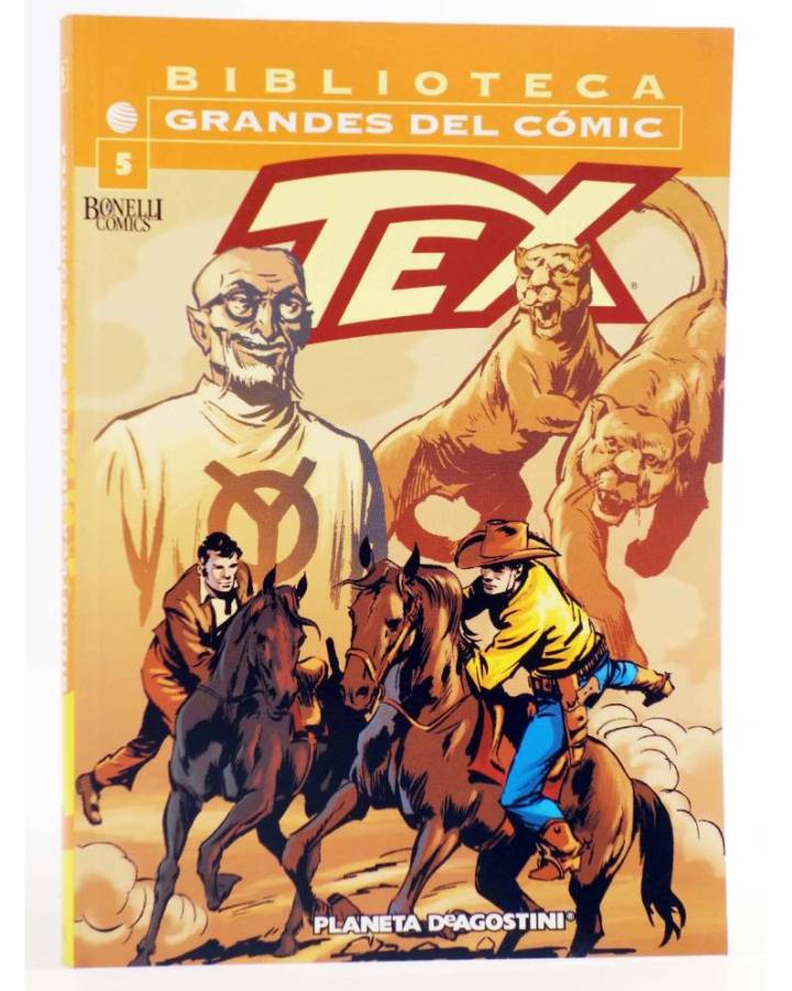 Cubierta de BIBLIOTECA GRANDES DEL COMIC: TEX 5 (Bonelli / Gallepini / Gamba) Planeta 2003