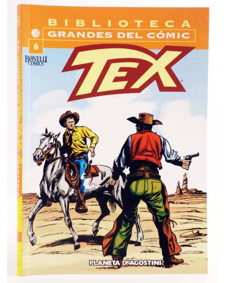 Cubierta de BIBLIOTECA GRANDES DEL COMIC: TEX 6 (Bonelli / Gallepini / Gamba) Planeta 2003