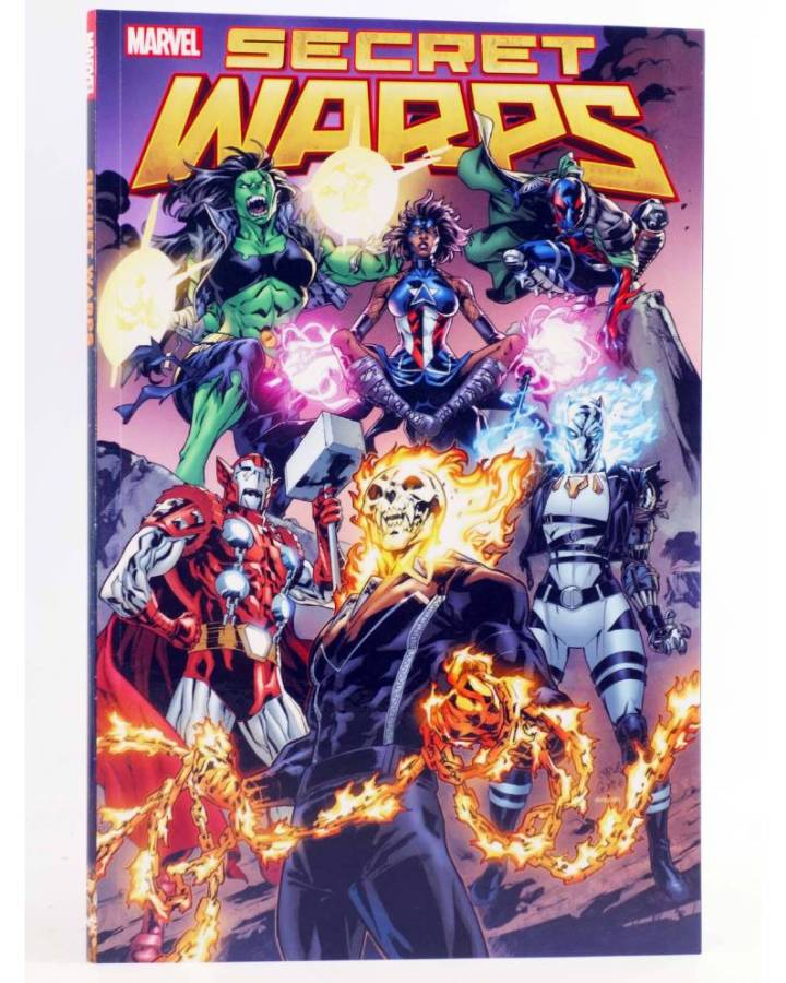 Cubierta de SECRET WARPS TPB (Al Ewing / Mark Waid) Marvel 2019. EN INGLÉS