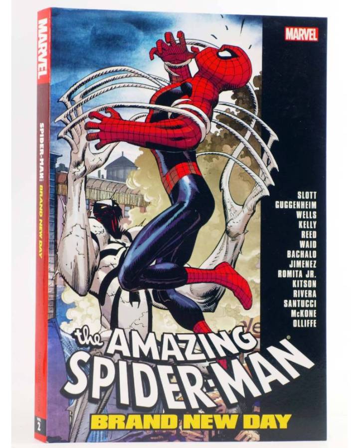 Cubierta de THE AMAZING SPIDER MAN THE COMPLETE COLLECTION 2. BRAND NEW DAY TPB (Dan Slott / John Romita Jr.) Marvel 201