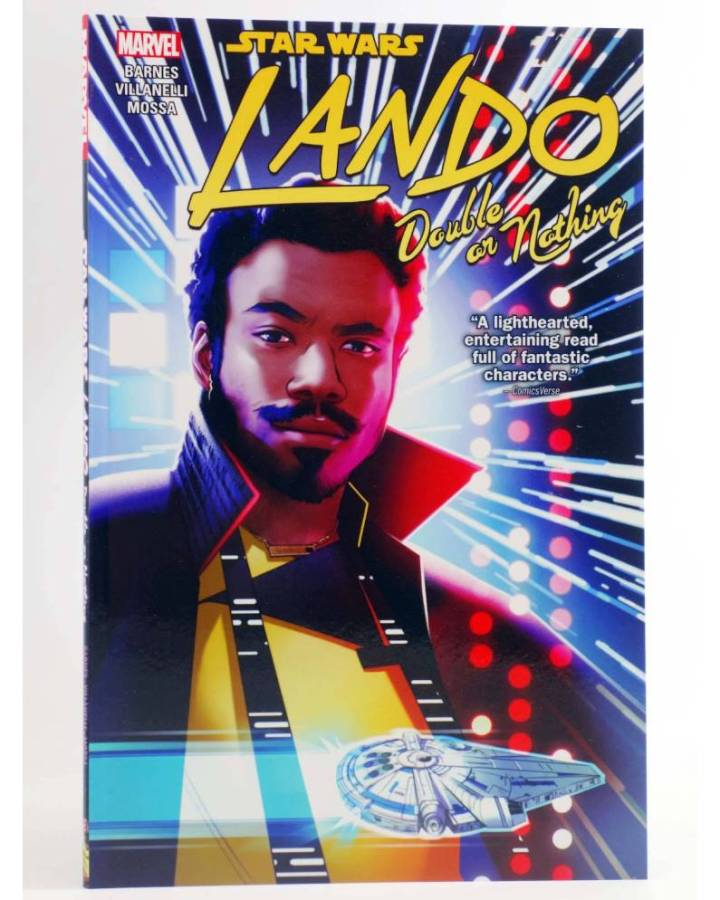 Cubierta de STAR WARS LANDO DOUBLE OR NOTHING TPB (Rodney Barnes / Paolo Villanelli) Marvel 2018. EN INGLÉS