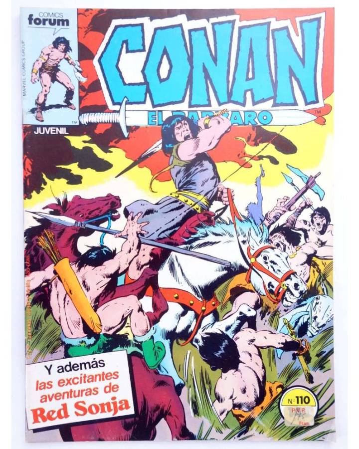 Cubierta de CONAN EL BARBARO 110. EL TESTAMENTO. Forum 1987