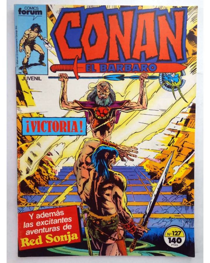 Cubierta de CONAN EL BARBARO 127. VICTORIA. Forum 1987