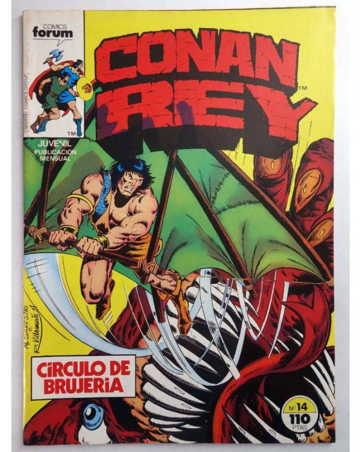 Cubierta de CONAN REY 14. CIRCULO DE BRUJERIA. Forum 1985