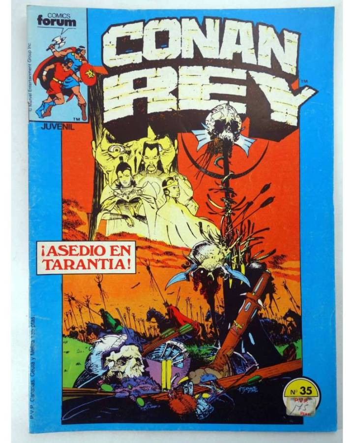 Cubierta de CONAN REY 35. ASEDIO EN TARANTIA. Forum 1987