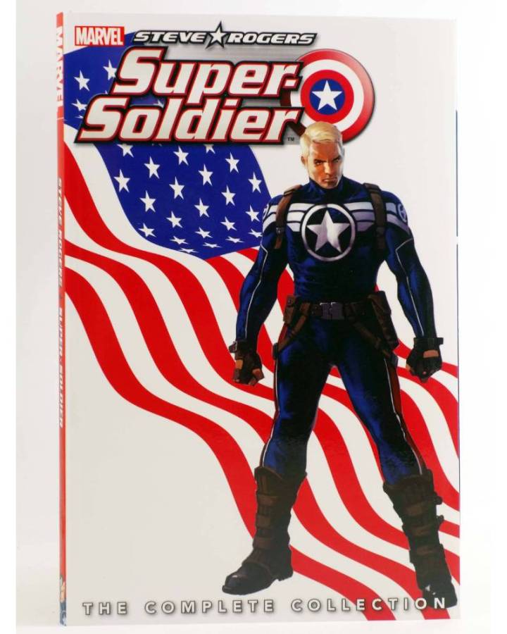 Cubierta de STEVE ROGERS SUPER SOLDIER THE COMPLETE COLLECTION TPB (Ed Brubaker / James Asmus) Marvel 2017. EN INGLÉS