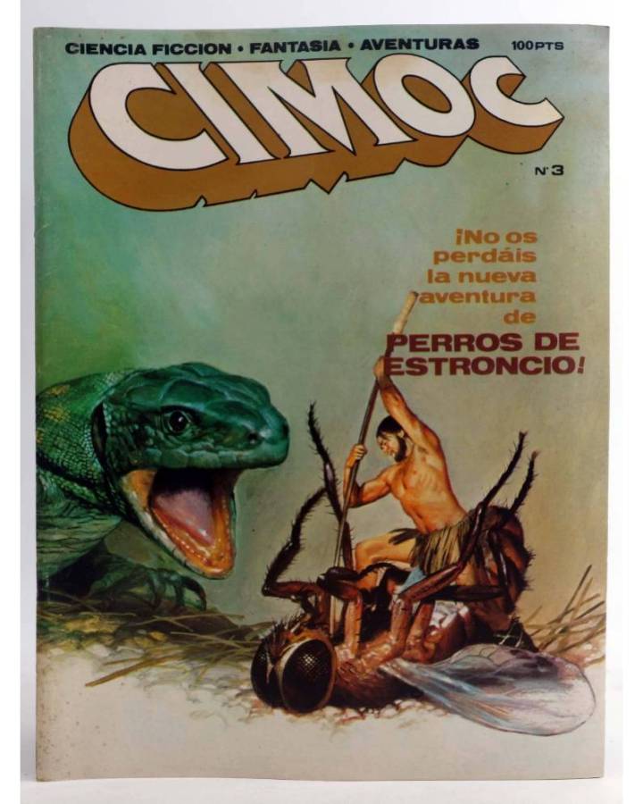 Cubierta de CIMOC. CIENCIA FICCIÓN FANTASÍA AVENTURAS 3 (Vvaa) San Román 1981