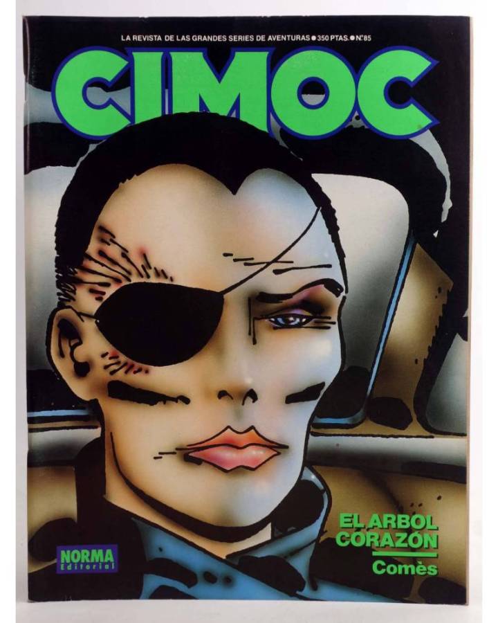 Cubierta de CIMOC. LA REVISTA DE LAS GRANDES AVENTURAS 85 (Vvaa) Norma 1988