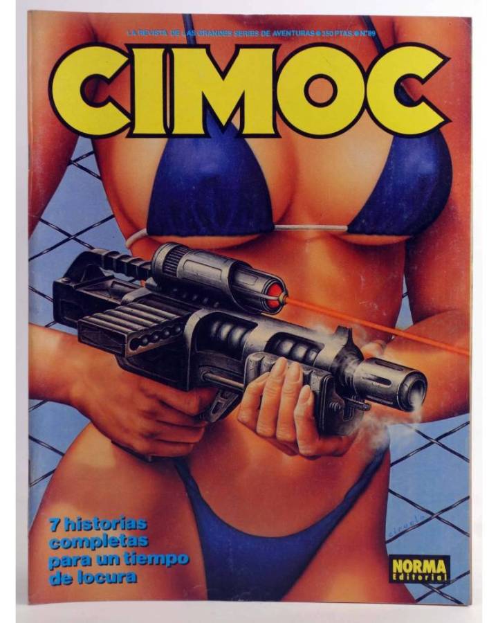 Cubierta de CIMOC. LA REVISTA DE LAS GRANDES AVENTURAS 89 (Vvaa) Norma 1988