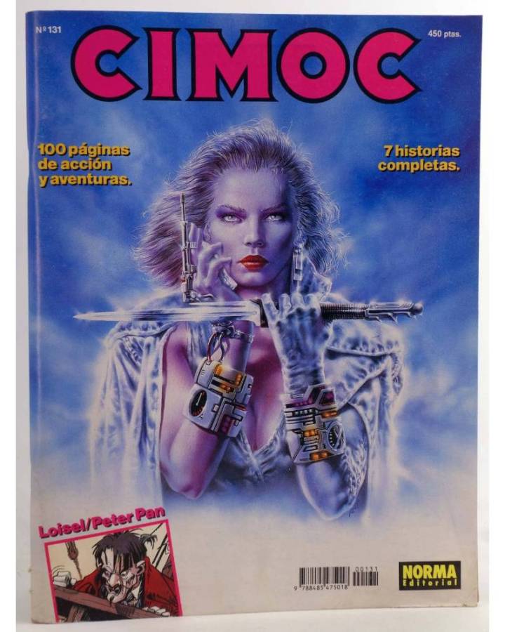 Cubierta de CIMOC. LA REVISTA DE LAS GRANDES AVENTURAS 131 (Vvaa) Norma 1992