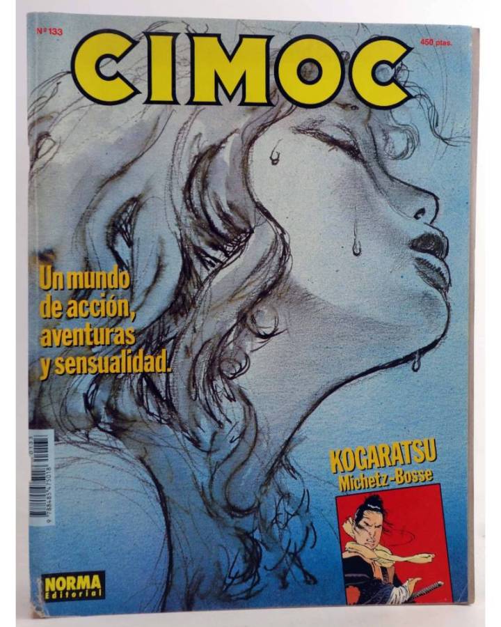 Cubierta de CIMOC. LA REVISTA DE LAS GRANDES AVENTURAS 133 (Vvaa) Norma 1992