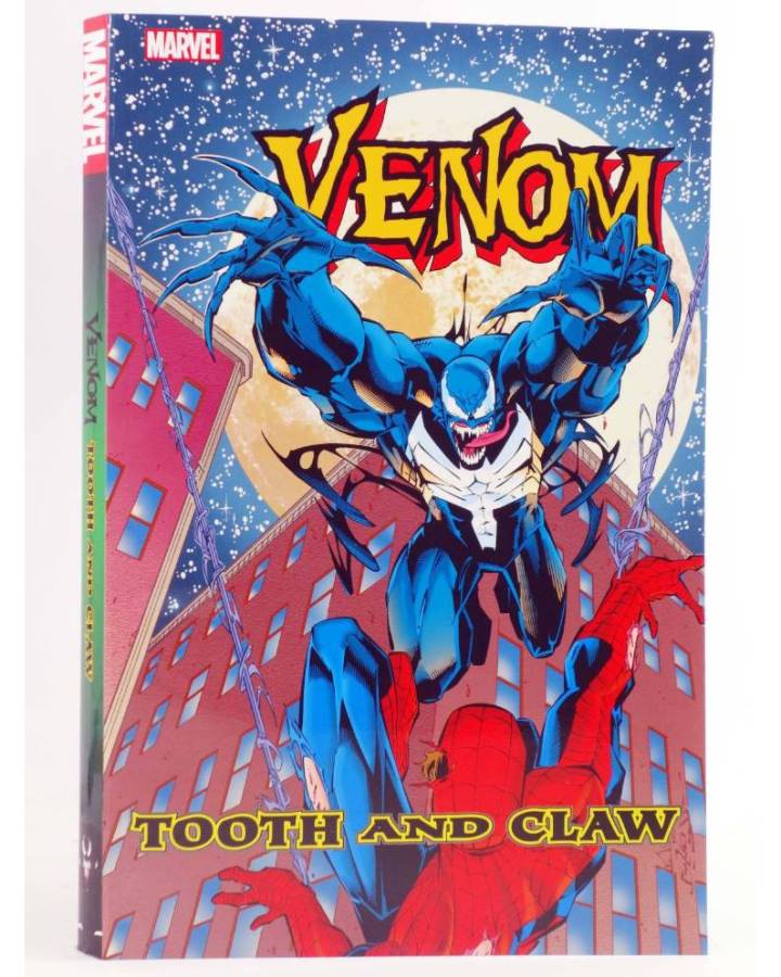 Cubierta de VENOM TOOTH AND CLAW TPB (Larry Hama / Joe St. Pierre) Marvel 2018. EN INGLÉS