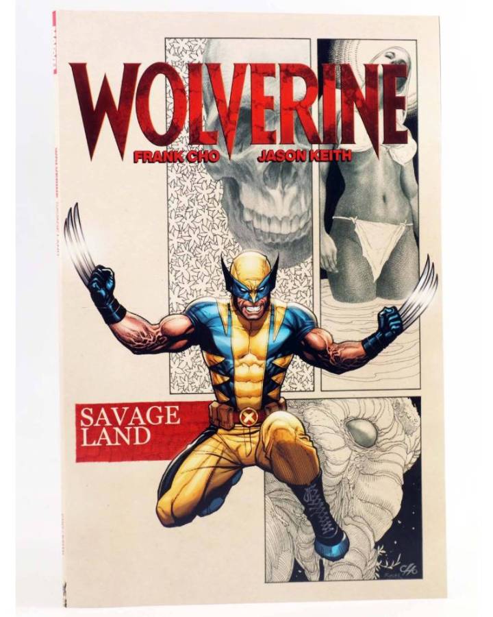 Cubierta de WOLVERINE SAVAGE LAND TPB (Frank Cho) Marvel 1900. EN INGLÉS