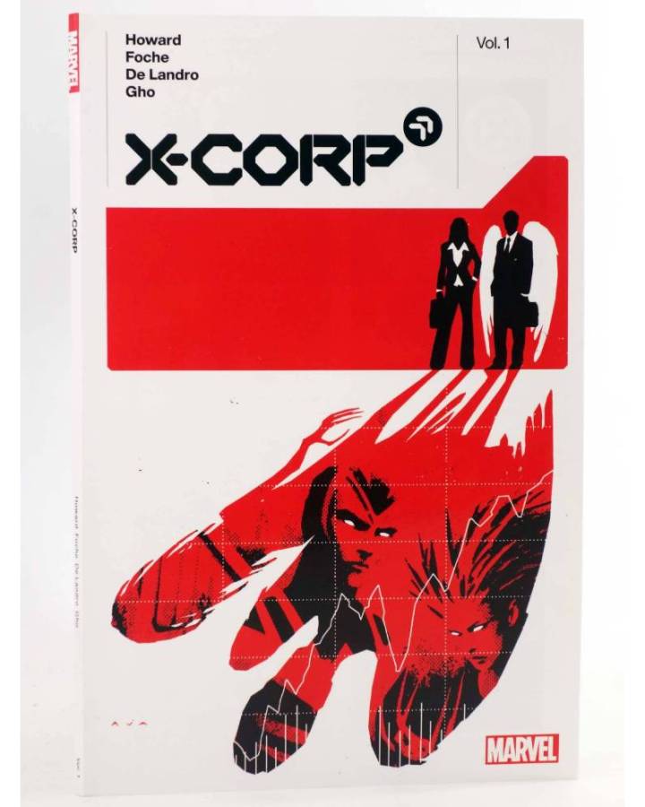 Cubierta de X-CORP 1. TPB (Tini Howard / Alberto Foche / Valentine De Landro) Marvel 2021. EN INGLÉS