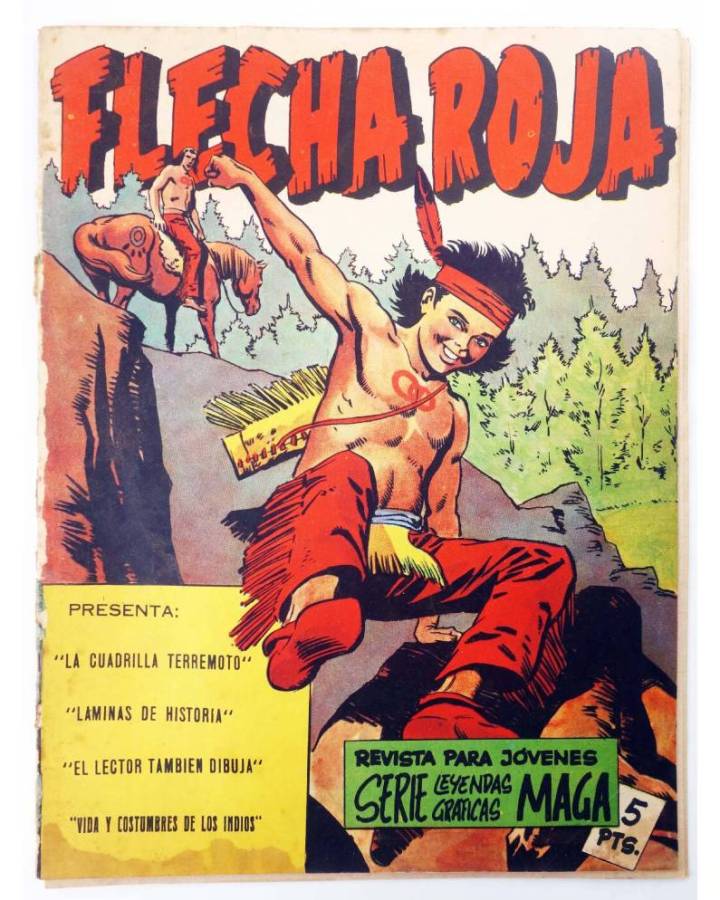 Cubierta de LEYENDAS GRÁFICAS. FLECHA ROJA - REVISTA 3 (Vvaa) Maga 1964. ORIGINAL