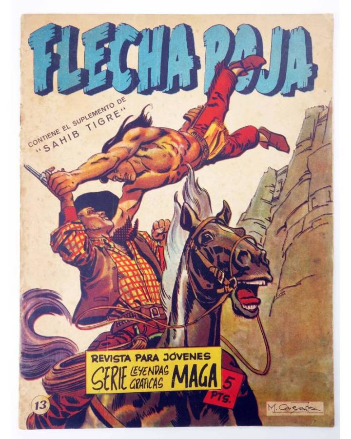 Cubierta de LEYENDAS GRÁFICAS. FLECHA ROJA - REVISTA 13 (Vvaa) Maga 1964. ORIGINAL