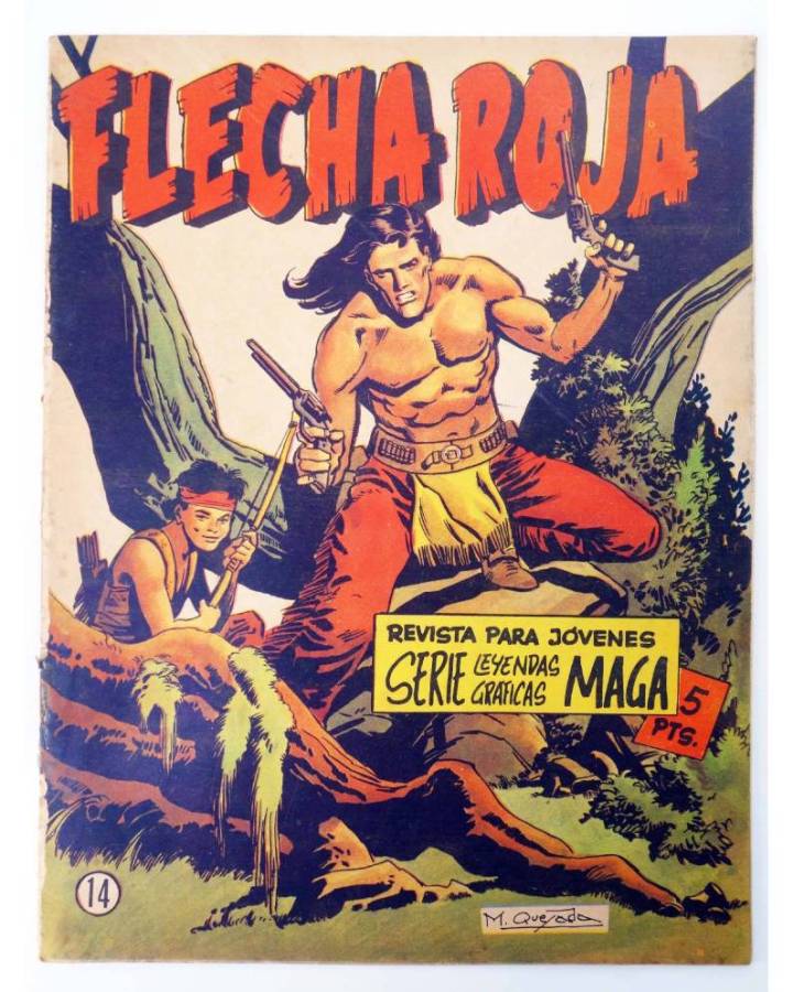 Cubierta de LEYENDAS GRÁFICAS. FLECHA ROJA - REVISTA 14 (Vvaa) Maga 1964. ORIGINAL