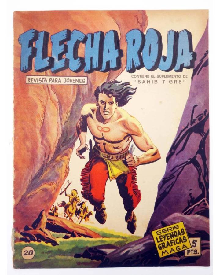 Cubierta de LEYENDAS GRÁFICAS. FLECHA ROJA - REVISTA 20 (Vvaa) Maga 1964. ORIGINAL