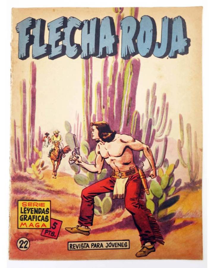 Cubierta de LEYENDAS GRÁFICAS. FLECHA ROJA - REVISTA 22 (Vvaa) Maga 1964. ORIGINAL