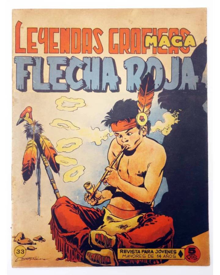 Cubierta de LEYENDAS GRÁFICAS. FLECHA ROJA - REVISTA 33 (Vvaa) Maga 1964. ORIGINAL