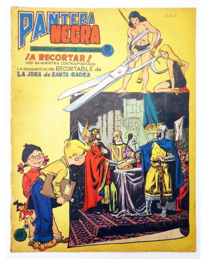 Cubierta de PANTERA NEGRA - REVISTA 48 (Vvaa) Maga 1965. ORIGINAL