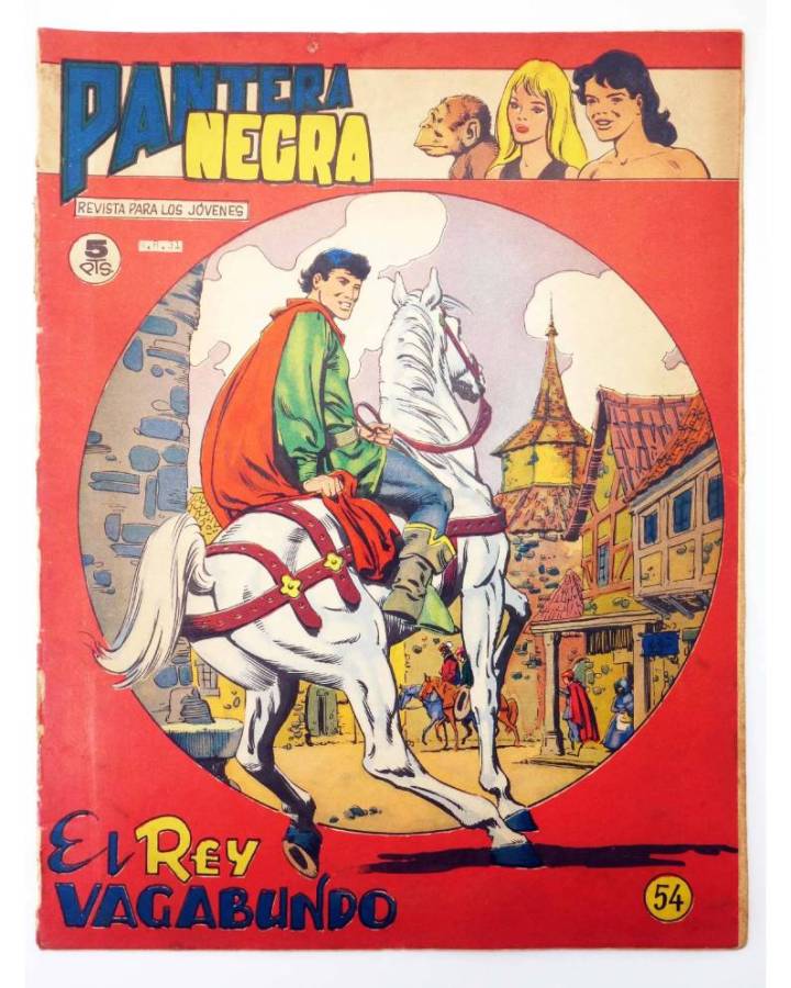 Cubierta de PANTERA NEGRA - REVISTA 54 (Vvaa) Maga 1965. ORIGINAL