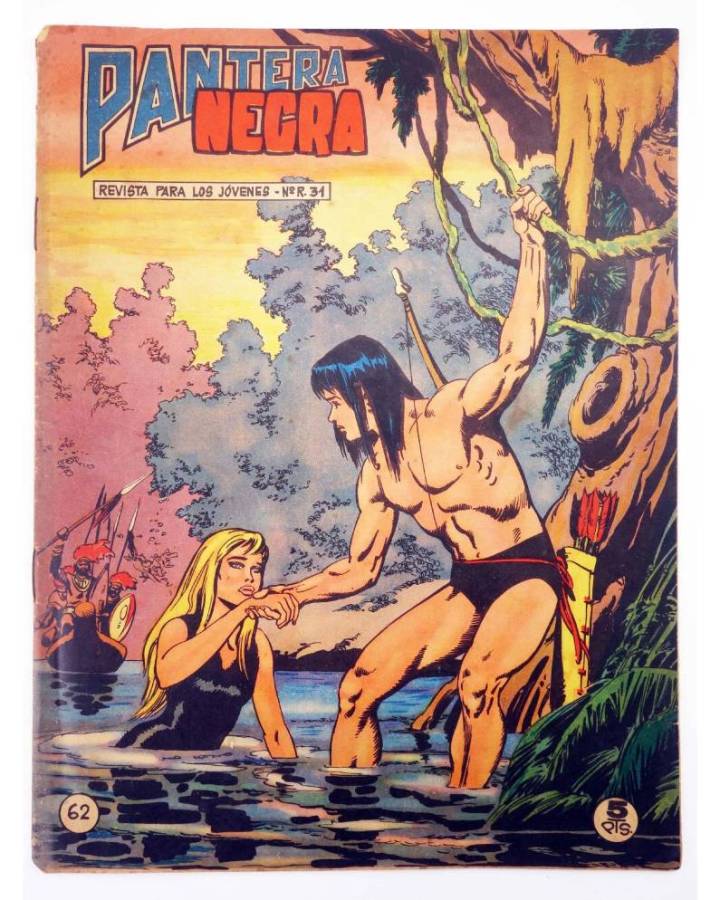 Cubierta de PANTERA NEGRA - REVISTA 62 (Vvaa) Maga 1965. ORIGINAL