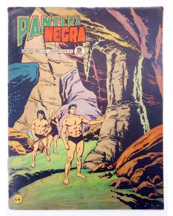 Cubierta de PANTERA NEGRA - REVISTA 64 (Vvaa) Maga 1965. ORIGINAL